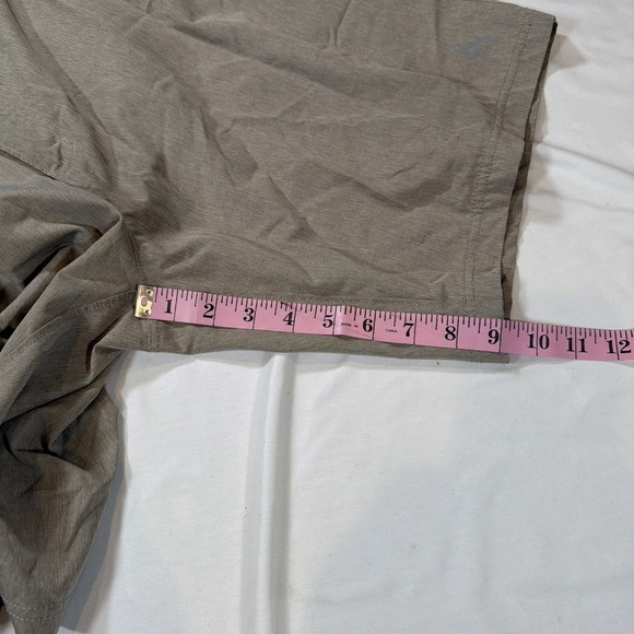 Hook & Tackle Performance Outfitters Shorts Men Size 38 Tan Lightweight Stretch - Picture 8 of 10